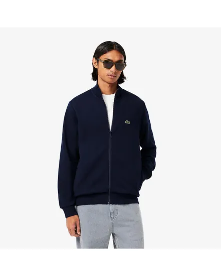 Sweat col zip Homme MEN S SWEATSHIRT FLEECE Bleu