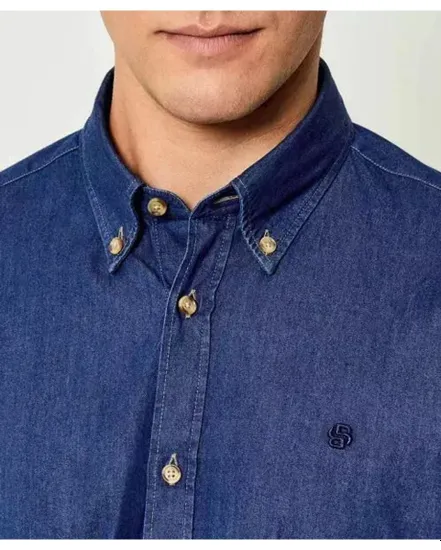 Chemise Homme H-ROAN BD-E-C1-253 Bleu Clair