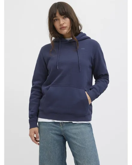 Sweat à capuche Femme JXABBIE RLX LS EVERY HOOD SWT NOOS Bleu