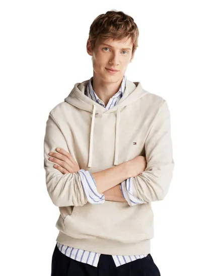 Sweat à capuche Homme ESSENTIAL TERRY HOODY Écru Chiné
