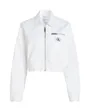 Veste zip Femme ZIPPED DENIM JACKET Blanc