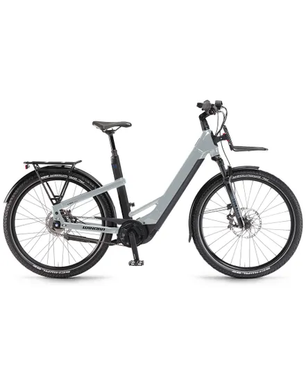 Vélo électrique trekking Femme YAKUN R5 PRO LOW STEP Gris