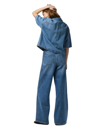 Chemise Jean Broderie Fleur