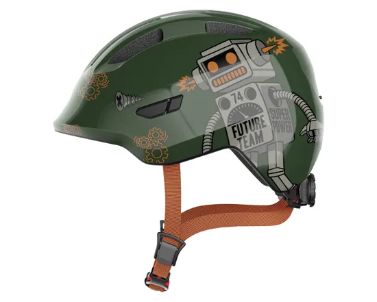 Casque loisir/urbain Enfant SMILEY 3.0 Vert Robot