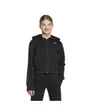 Sweat zip à capuche Fille G ANML 3S FT HD Noir