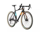 Vélo Gravel Homme GRV 6.0 Noir/Orange/Turquoise