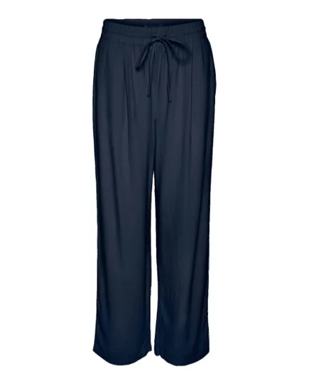 Pantalons Larges Femme VMJESMILO HW WIDE PANTS WVN NOOS