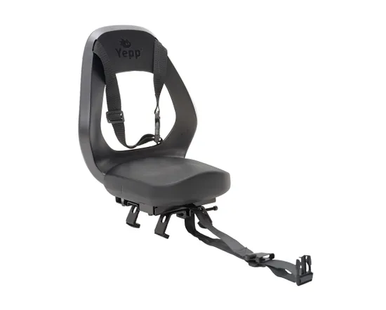 Porte-bébé à montage sur porte-bagages avec pieds YEPP JUNIOR BUDGET Noir