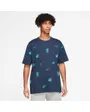 T-shirt manches courtes Homme M NSW TEE M90 12MO LBR AOP Bleu