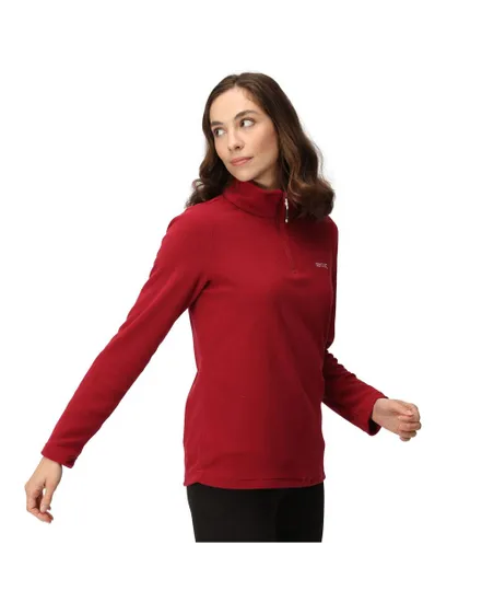 Haut col zip Femme SWEETHART Rouge