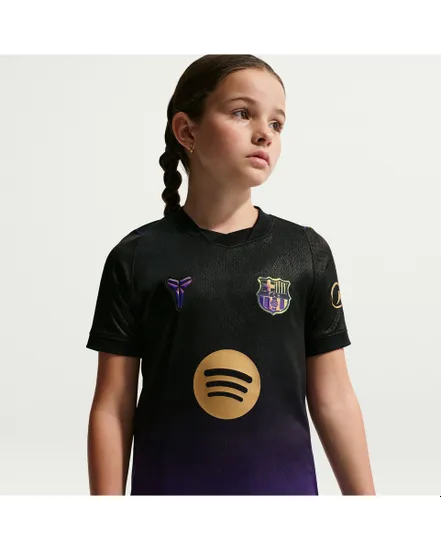 Maillot de football Enfant FCB Y NK DF JSY SS STAD AW Noir