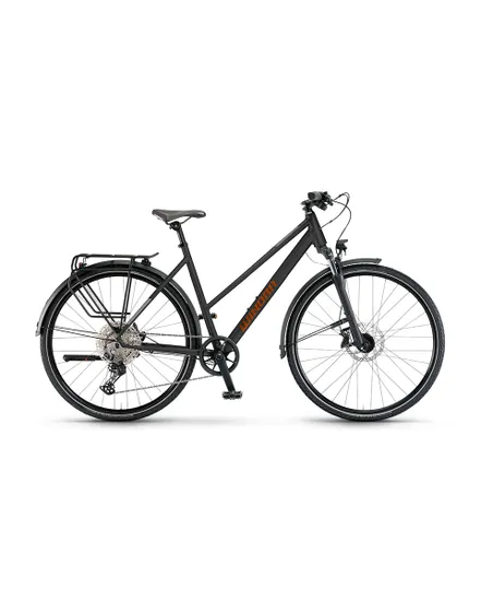 Vélo trekking Femme DOMINGO 12 PRO LADY Noir Mystic