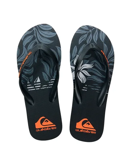 Tongs Homme JAVA MEN FOURTH FLOWER STRIPE Noir