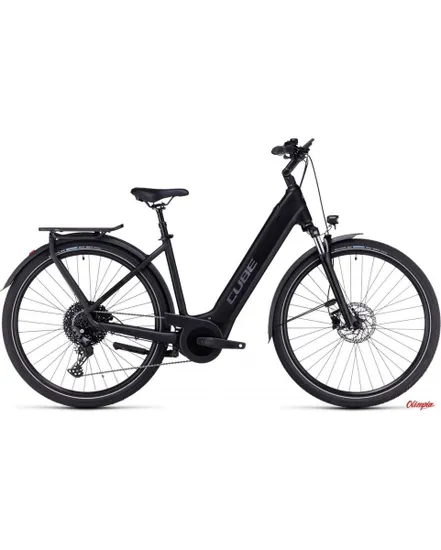 Vélo électrique trekking Unisexe TOURING HYBRID PRO 500 Noir