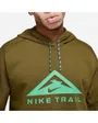 Sweat a capuche manches longues Homme M NK DF MAGIC HOUR HOODIE Vert