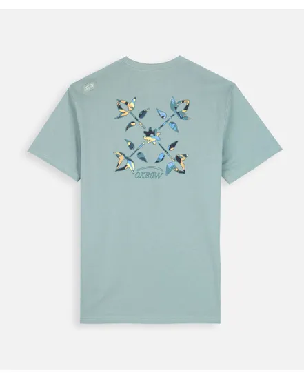 T-shirt Homme MANCHES COURTES Bleu