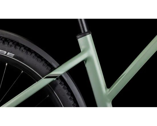 VTC électrique Femme NURIDE HYBRID PRO ALLROAD 600 Pistache