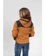 Sweatshirt à capuche manches longues Enfant GURIN FL B Bronze