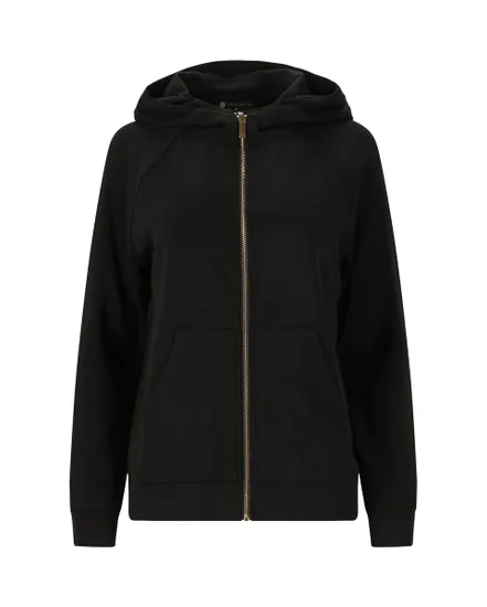Sweat zip à capuche Femme JACEY W FULL ZIP Noir