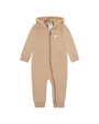 Combinaison Bébé NKN ESSENTIALS HOODED COVERALL Beige