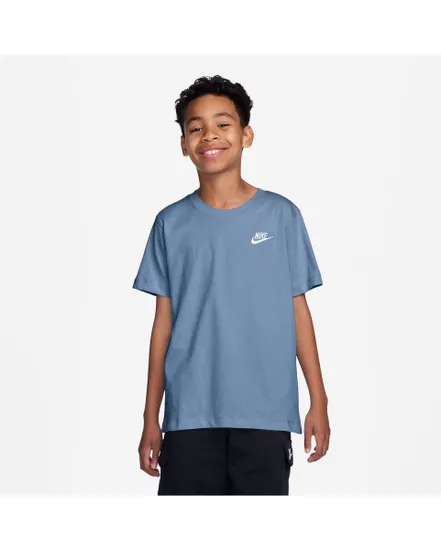 T-shirt Enfant plus agé K NSW TEE EMB FUTURA LBR Bleu