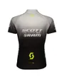 Maillot manches courtes Enfant SCOTT-SRAM PRO JUNIOR Noir/Blanc