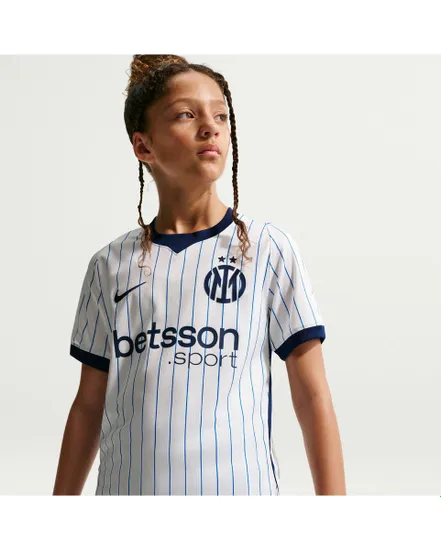Maillot Enfant INTER Y NK DF JSY SS STAD AW Blanc