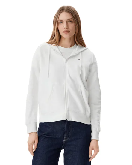 Sweat À Capuche Zippé Femme Tommy Jeans Flag