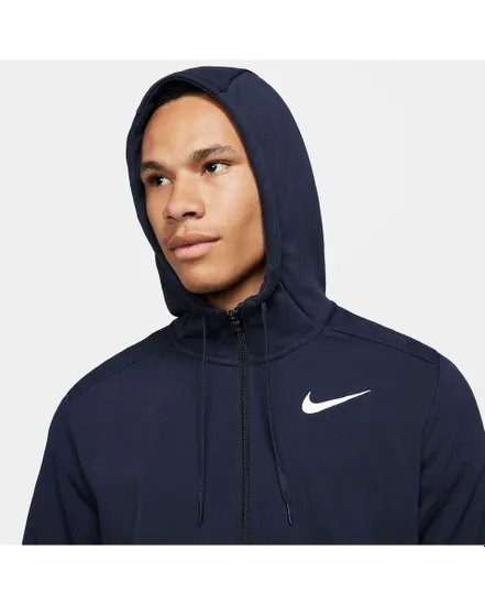 Sweat zip à capuche Homme M NK DF HDIE FZ FL Bleu