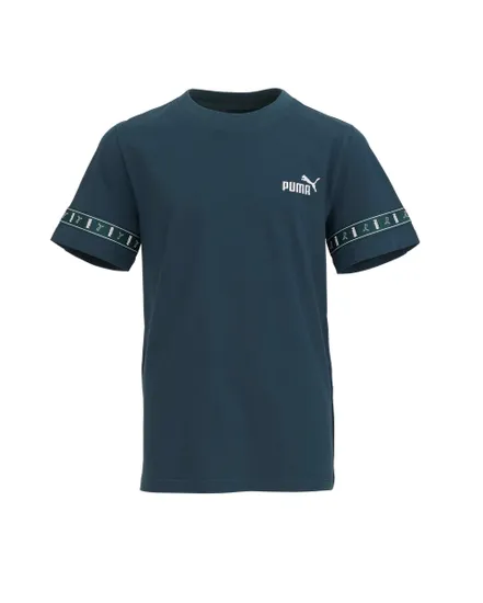 T-shirt Enfant ESS TAPE LAYOUT TEE B Bleu