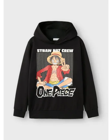 Sweat à capuche manches longues Enfant NKMDYN ONEPIECE NREG SWEAT WH NOOS VDE No