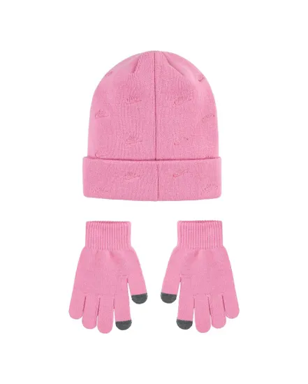 Coffret enfant Enfant plus âgé NAN FUTURA TOSS PEAK BEANIE SE Rose