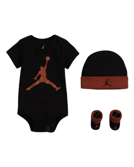 Set bébé JHN JUMPMAN HAT BDYST BOOTIE Noir