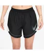 Short Femme W NK SWOOSH DF SHORT Noir