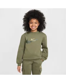 Sweatshirt Enfant plus âgé B NSW SI FLC CREW BB Vert