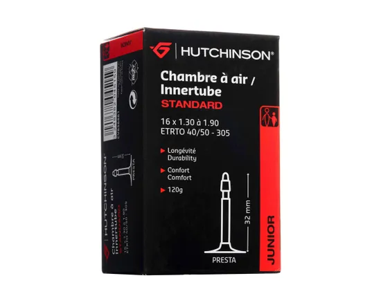Chambre à air de vélo enfant STANDARD 16x1.30-1.90 PRESTA