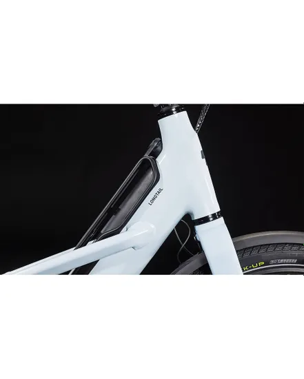 Vélo électrique cargo Unisexe LONGTAIL SPORT HYBRID 725 Blanc/Noir