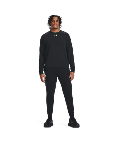 Sweat Homme UA RIVAL FLEECE CREW Noir