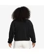 Veste zip Femme W NSW CLUB FLC LSE CZY TRK JKT Noir