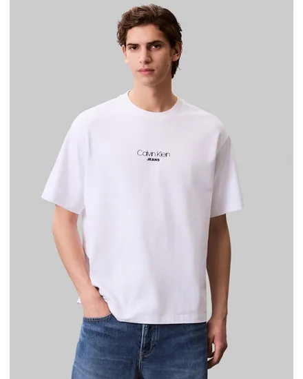 T-shirt Homme SS 16S RLXD FIT CKJ GRAPHIC TEE Blanc