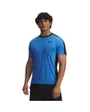 T-shirt Homme UA HG WORDMARK SS Bleu