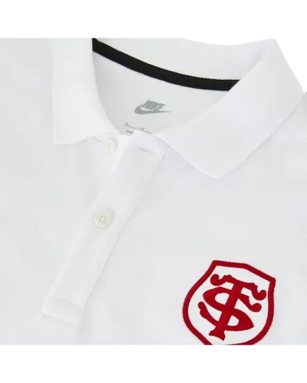 Polo Homme STADE TOULOUSAIN MENS PIQUE Blanc