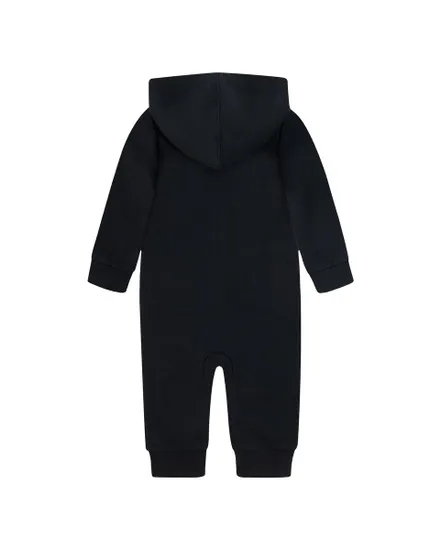 Combinaison Bébé NKN ESSENTIALS HOODED COVERALL Noir