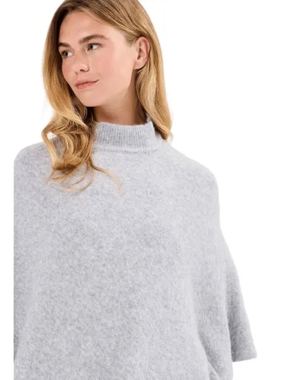 Poncho Femme Fortuna Col Haut