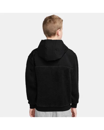 Sweat à capuche sherpa Enfant plus agé K NSW CLUB FLC LOOSE QZ HDY WZ Noir