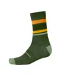 Chaussettes Homme BAABAA MERINO STRIPE Vert Olive