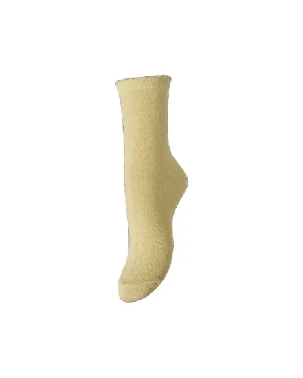 Chaussettes Femme SEBBY GLITTER LONG SOCKS Vanille