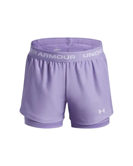 Short 2en1 Filles UA Tech Play Up