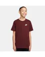 T-shirt Enfant plus agé K NSW TEE EMB FUTURA LBR Bordeaux