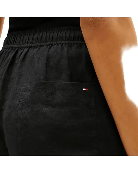 Short Femme Lin Pull On